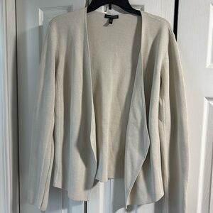 Silk Eileen Fisher Open Front Cardigan